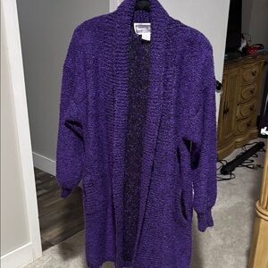 ✅Elegant Purple Women's Cardigan
